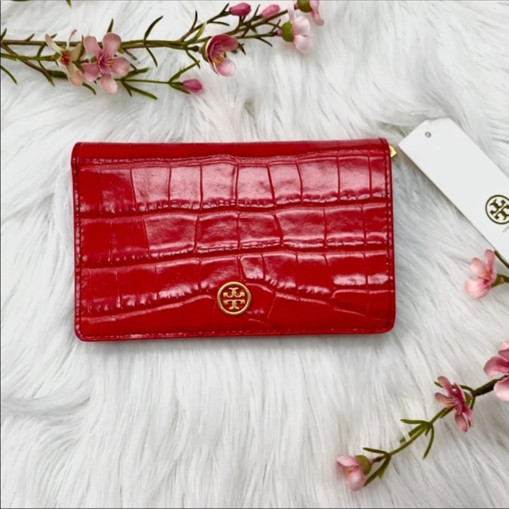 ππSOLD - TORY BURCH Parker Embossed Walletππ - Picture 1 of 13